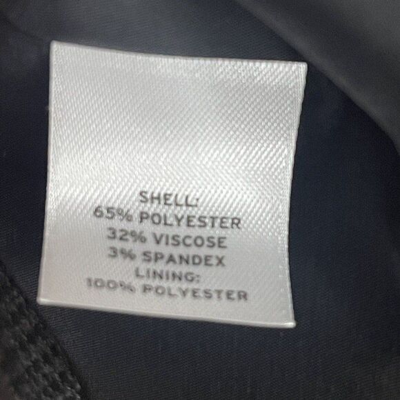 Halogen Women's Skirt Size 14 Black Herringbone Warm Winter Dress Skirt - Picture 6 of 6